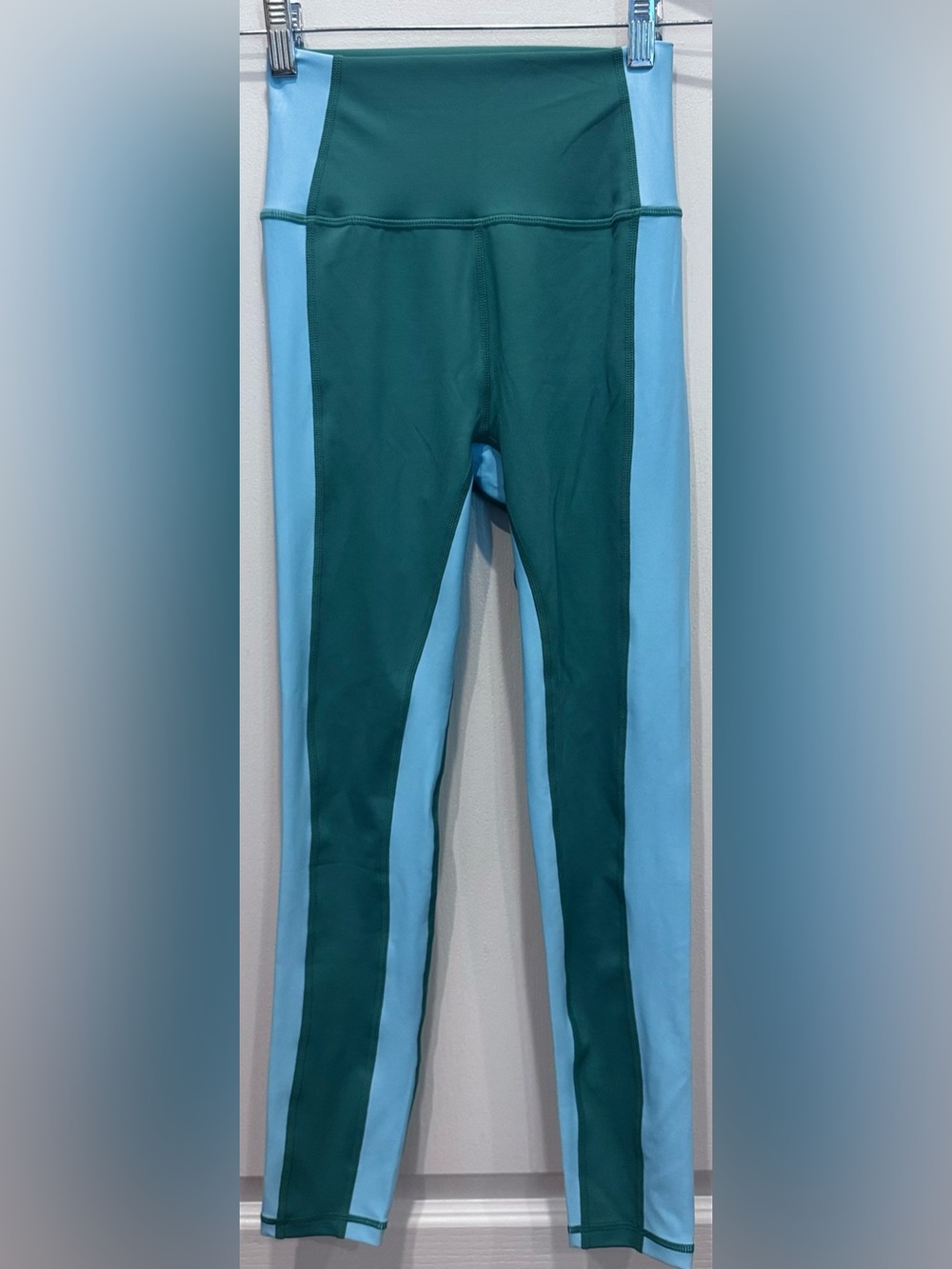 WILO THE LABEL Contrast Legging Emerald XS NWT